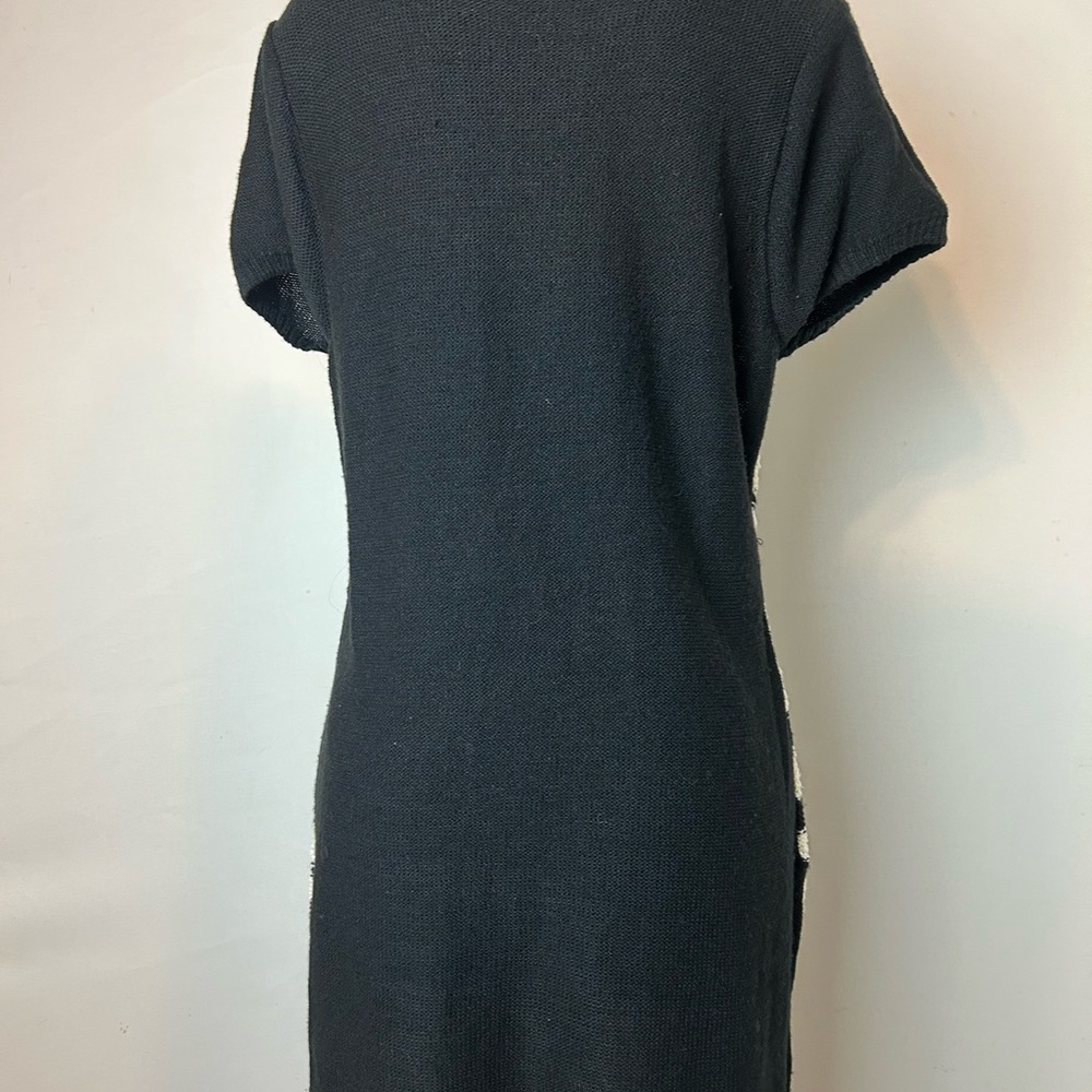 Extra Touch Blue Puff Sleeve Sheath Mini Dress - Picture 8 of 10